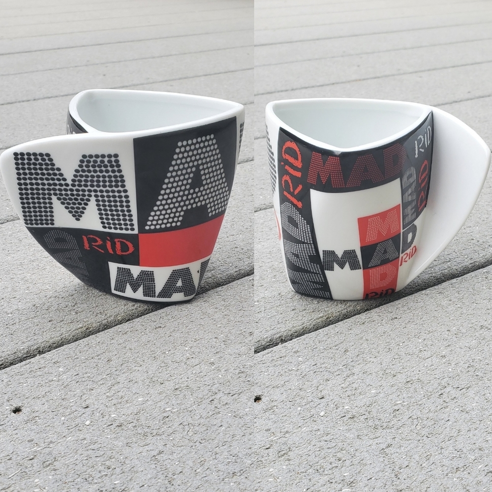 Madrid Spain Geometric Coffe Cup